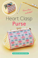 Heart Clasp Purse Rose Gold Pattern Zakka Workshop ZW2859