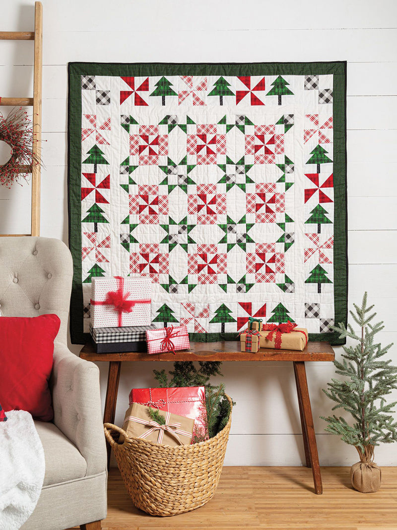 a very merry quilted christmas quilt project book wall hanging 1415361