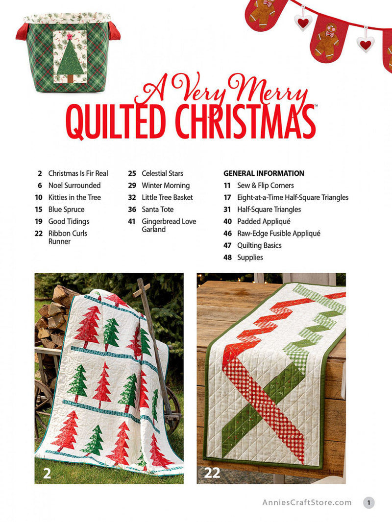 a very merry quilted christmas quilt project book contents page 1415361