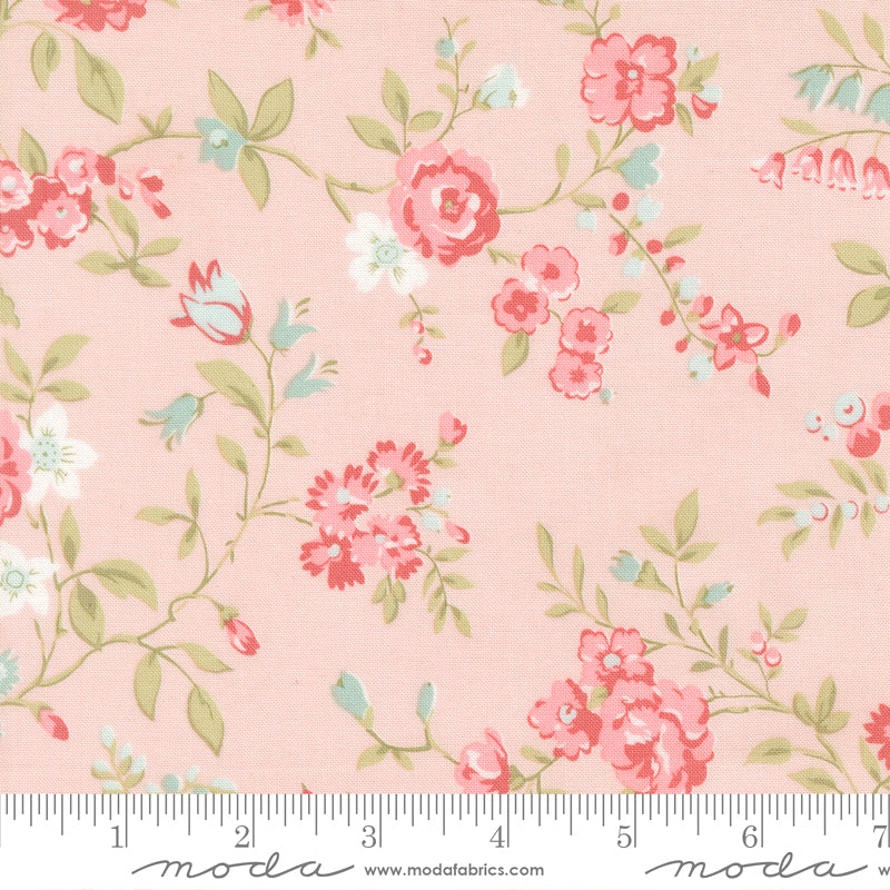 Abide 18790-12 Pink Main Floral by Brenda Riddle for Moda