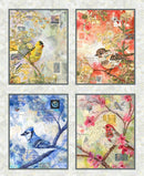 Air Mail Panel 8506-19 Mist by Nancy Smith for Studio e Fabrics
