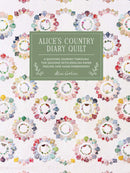 Book cover of 'Alice's Country Diary Quilt' with floral quilt design and text.