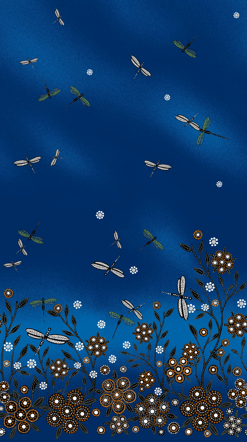 All Children Matter BA-00015M Blue by Betty Albert-Licenz for International Textiles.