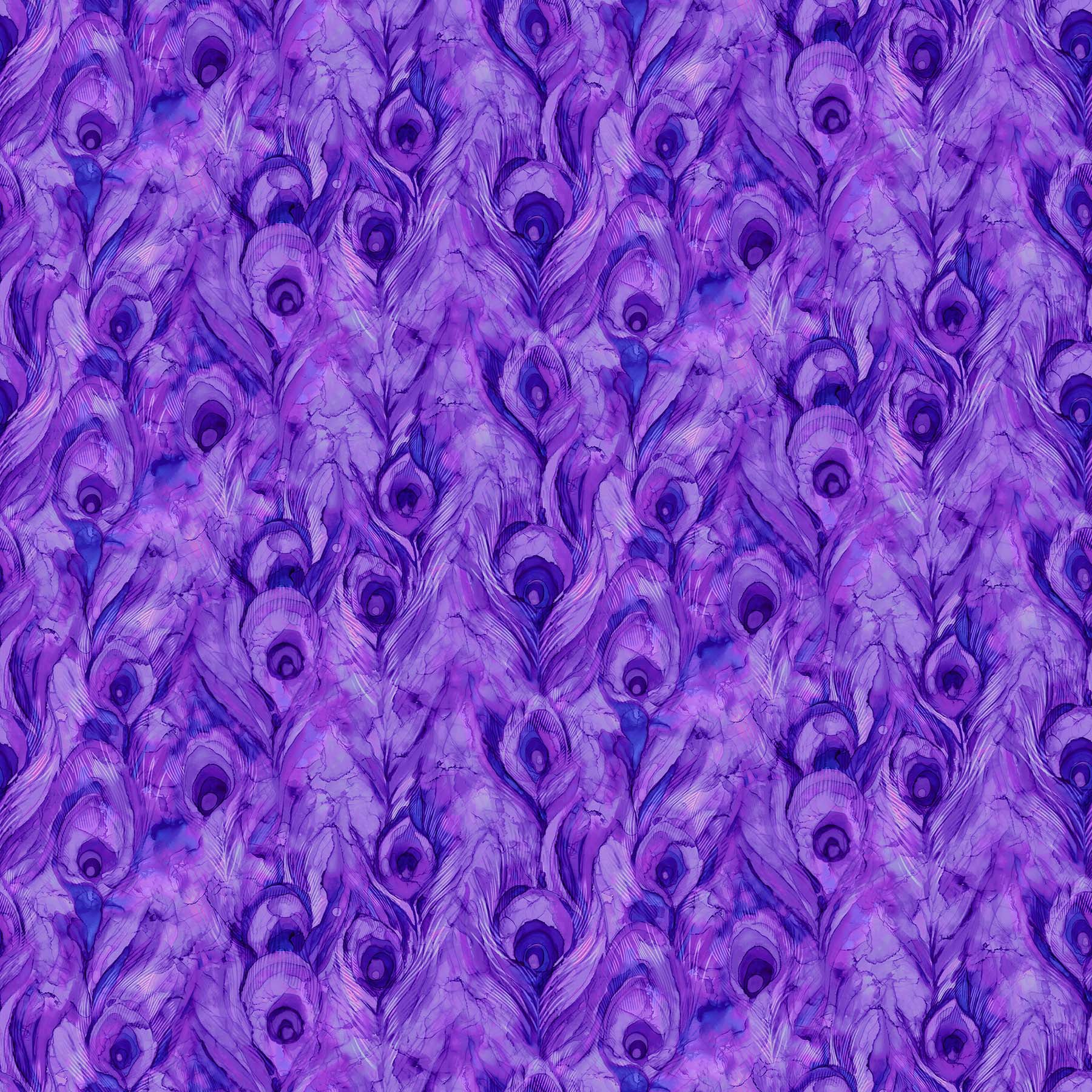 Allure DP26701-85 Purple Multi Large Feather