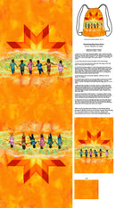 Always in Our Hearts Canvas Bag Panel C28656-54 by Shawna Boulette Grapentine for Northcott