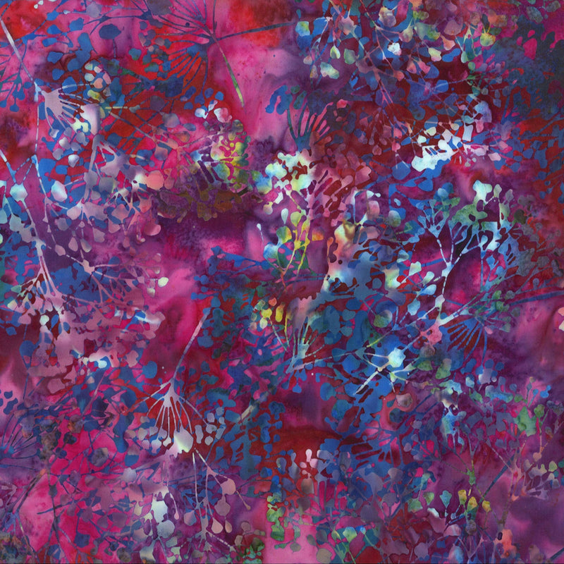 Amethyst Batik X2618-23 Fuchsia by Hoffman Fabrics.