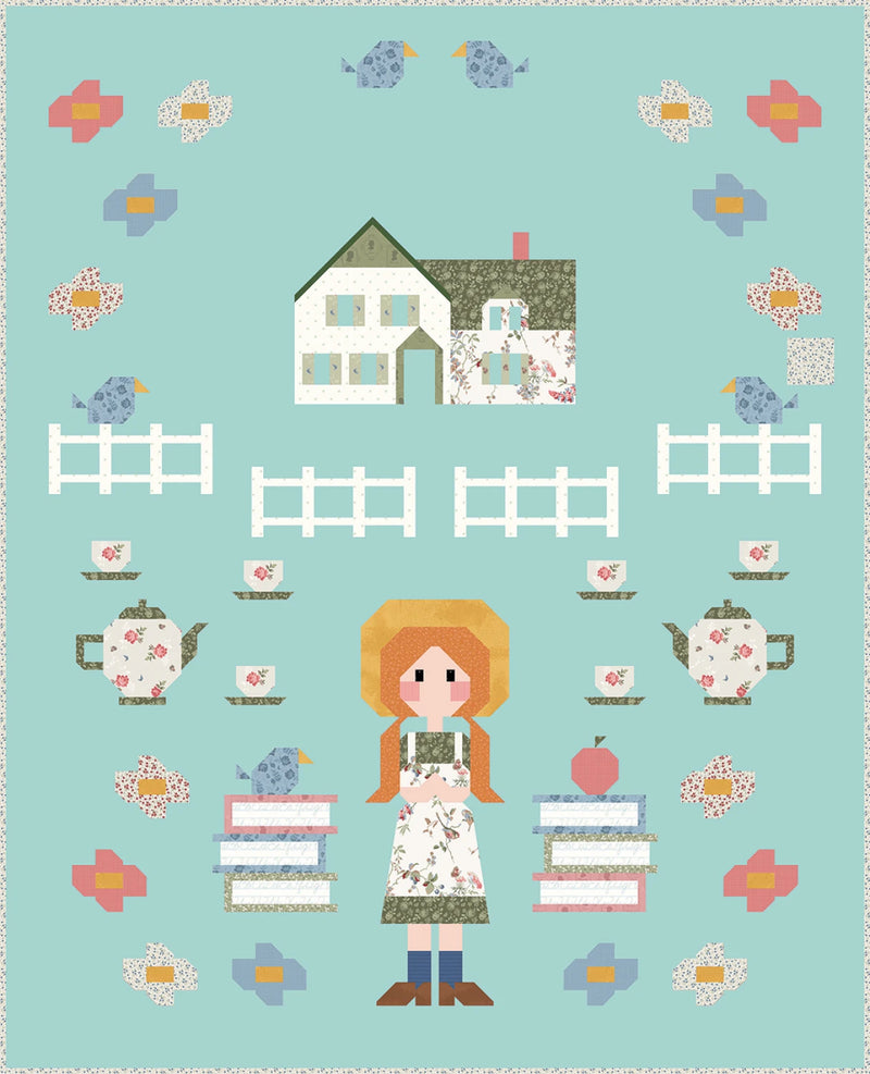 Anne of Green Gables Quilt Kit KT-16120 designed by Art East Quilting Co for Riley Blake Designs.