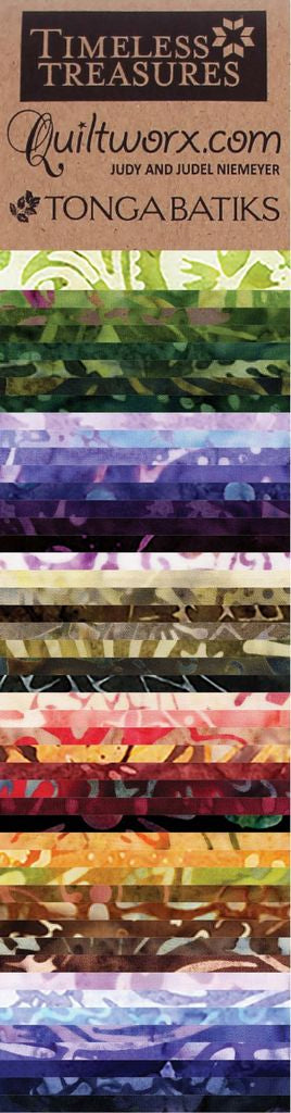 Apple Cider Batik Strip Pack TONGASTRIP48-APPLECIDER by Judy and Judel Niemeyer for Timeless Treasures