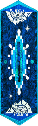 Arctic Holiday Tree Skirt & Runner by Marie Noah for Northern Threads