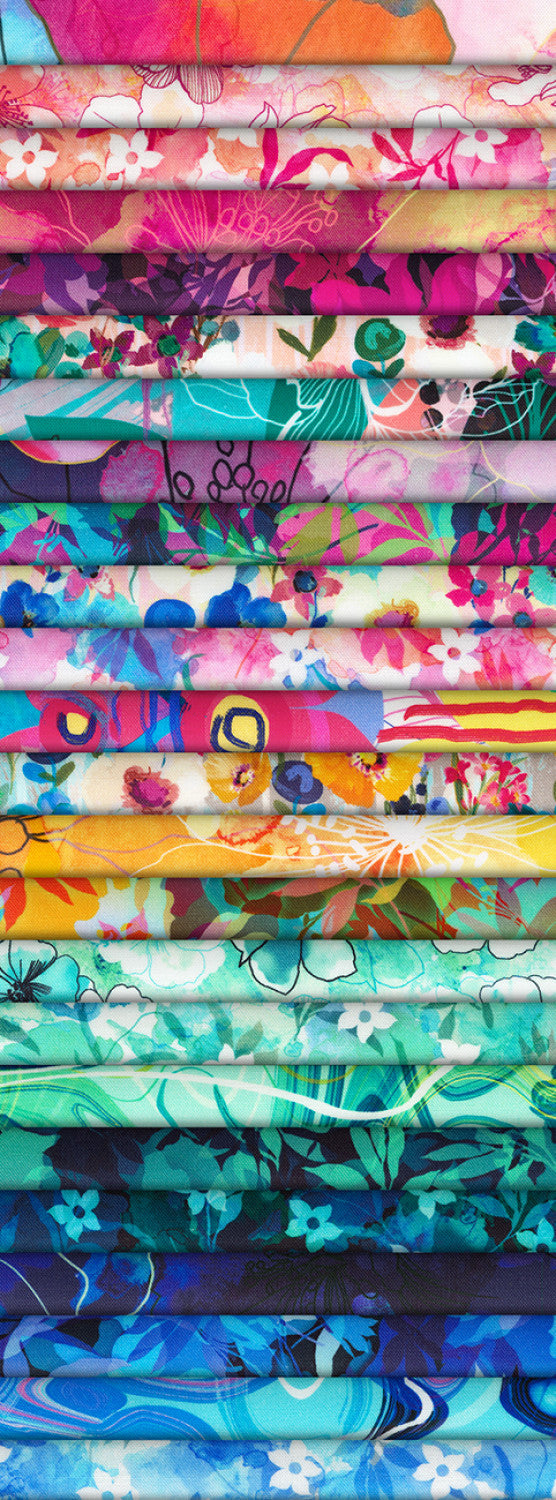 Artful Blooms Roll-Up RU-1279-40 by Studio RK for Robert Kaufman Fabrics