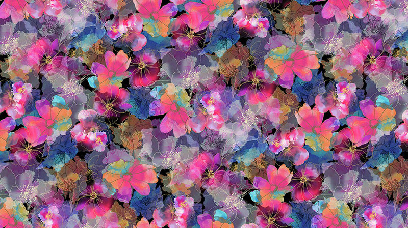 Artful Blooms SRKD-22687-26 Petunia by Studio RK for Robert Kaufman