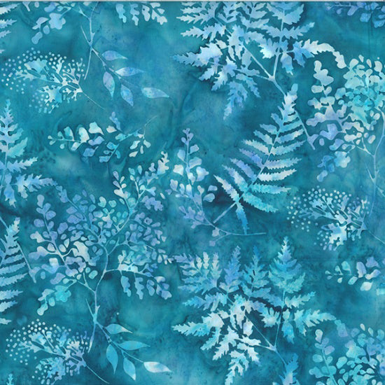 Aurora Batik V2529-715 Cyan by Hoffman Fabrics