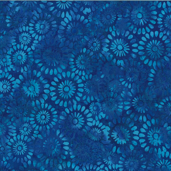 Aurora Batik V2538-87 Blueberry by Hoffman Fabrics