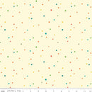 Autumn Afternoon C14879-CREAM Hexi Dots by Heather Peterson for Riley Blake Designs