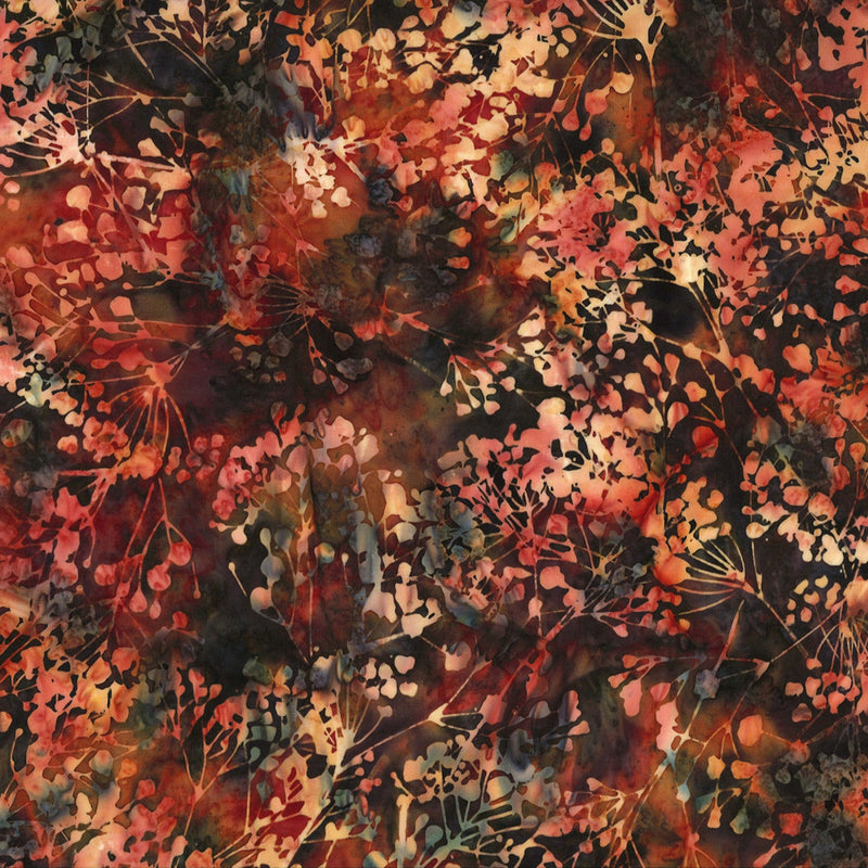 Autumn Falls Batik X2618-614 Bohemian by Hoffman Fabrics.