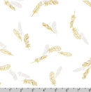 Autumnstone WELDM-23976-1 White by Vanessa Lillrose and Linda Fitch of Wishwell for Robert Kaufman Fabrics