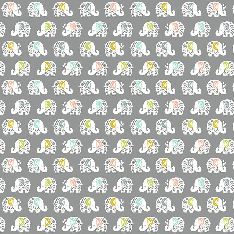 Baby Safari TP-2449-S Gray Elephants by Makower