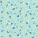 Baby Safari TP-2450-T Teal Scatter by Makower