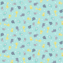 Baby Safari TP-2450-T Teal Scatter by Makower