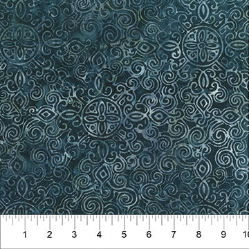 Back it with Banyan! Batik 108" B83187-94 Charcoal Matera by Banyan Batiks by Northcott