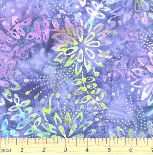 Bali Impressions 9162-65 Dahlia Violet Multi by Benartex