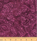 Bali Petal Play 9165-64 Motifs Plum by Benartex