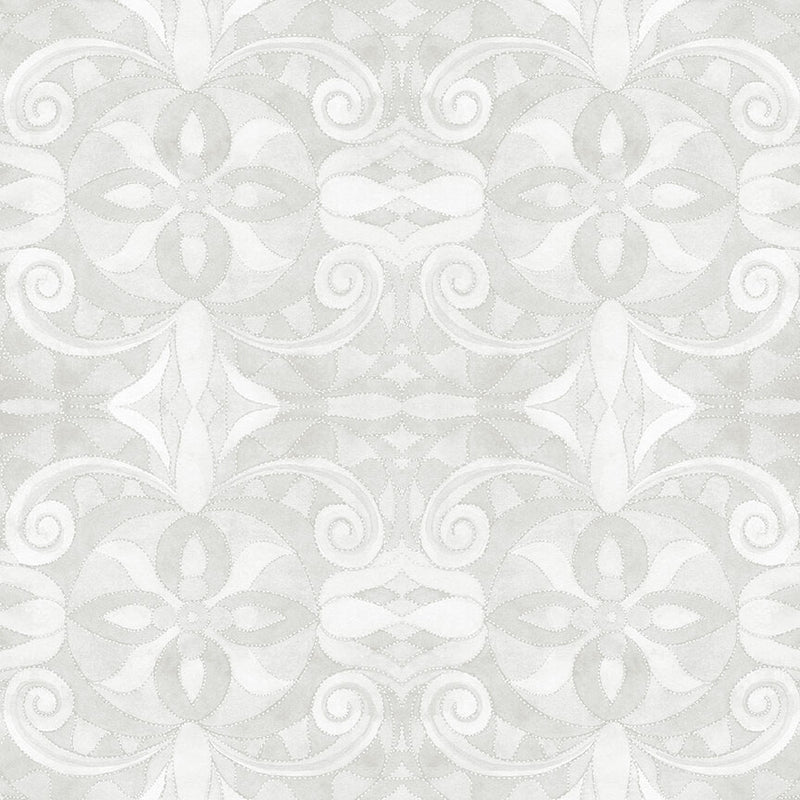 Baroque 108" 9777-90 Lt Gray by Blank Quilting