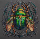 Bead Embroidery Kit - Emerald Beetle