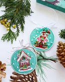 Bead Embroidery Two-Sided Decoration Kit - New Year's House