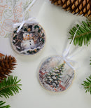 Bead Embroidery Two-Sided Decoration Kit - Winter Guest