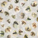 Bear Hugs 30063-K Gray Bear Vignettes by Morris Creative Group for QT Fabrics