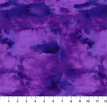 Beautiful Moments 90728-84 Purple Painterly by Jacqueline Maldonado for FIGO Fabrics