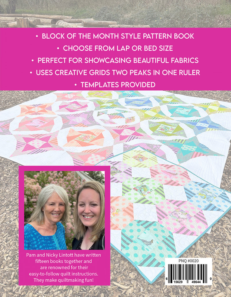 bedazzled quilt pattern book back cover