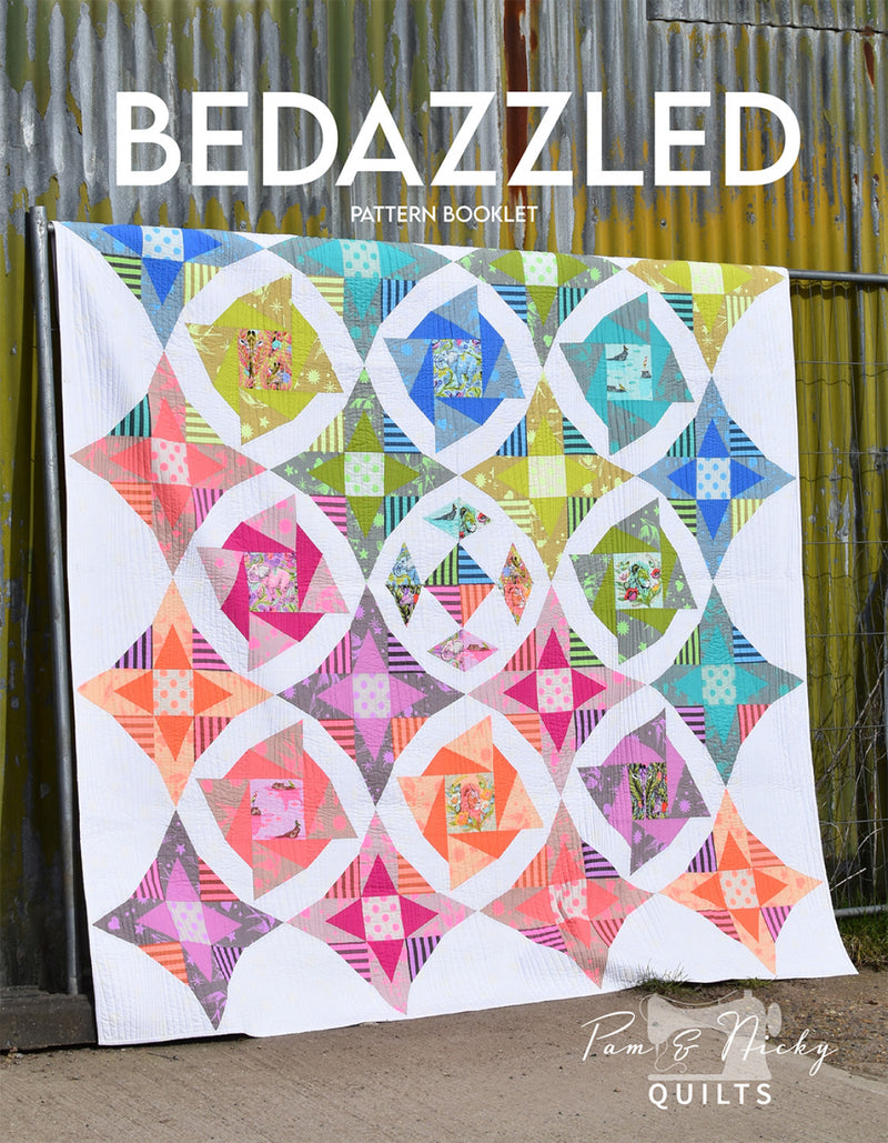 bedazzled quilt pattern book front cover