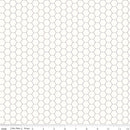 Bee Backgrounds C6387-GRAY Honeycomb by Lori Holt for Riley Blake Designs