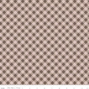 Bee Basics C6400-RAISIN Gingham by Lori Holt for Riley Blake Designs
