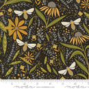 Bee Garden 48410-21M Metallic Black Bee Garden by Gingiber for Moda
