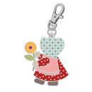 Lori Holt Bee Vintage Enamel Charm - Sunbonnet Sue