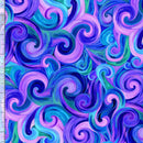 Bellagio SWIRL-CD3588 PURPLE Swirls by Chong-a Hwang for Timeless Treasures.