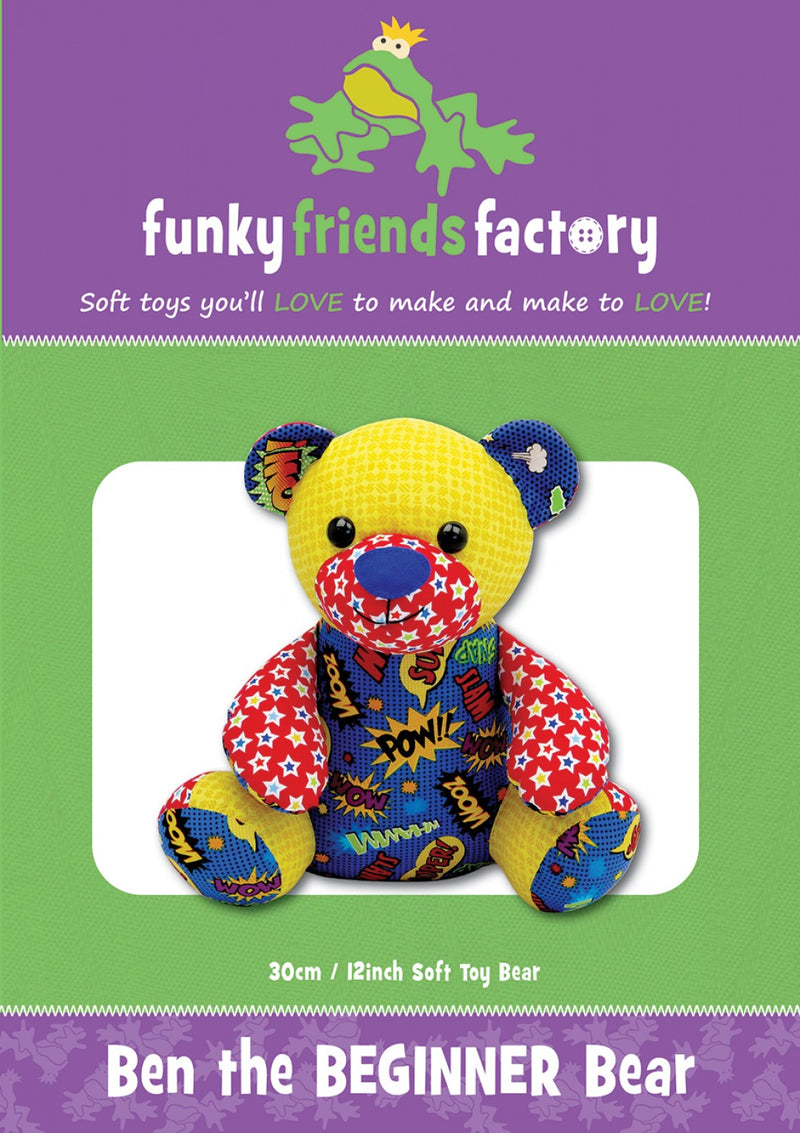 Ben the Beginner Bear Pauline McArthur Funky Friends Factory FF2816