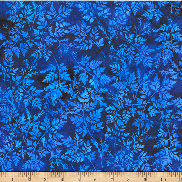 Bet on Blue Batik W2579-17 Cobalt by Hoffman Fabrics.