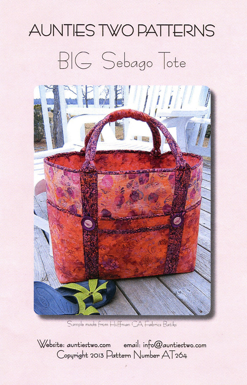 Big Sebago Tote Carol McLeod Aunties Two AT264