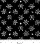 Black & Boo 14566G-12 Spiders & Webs Black by Greta Lynn for Kanvas with Benartex