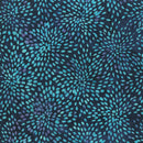 Black & Hue Batik 2214Q-X Cobalt Mini Petals by Anthology Fabrics