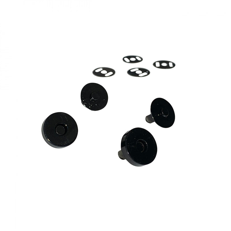 Sassafras Lane Magnetic Snaps 3/4" - Sets of Two Black SASSKIT011L