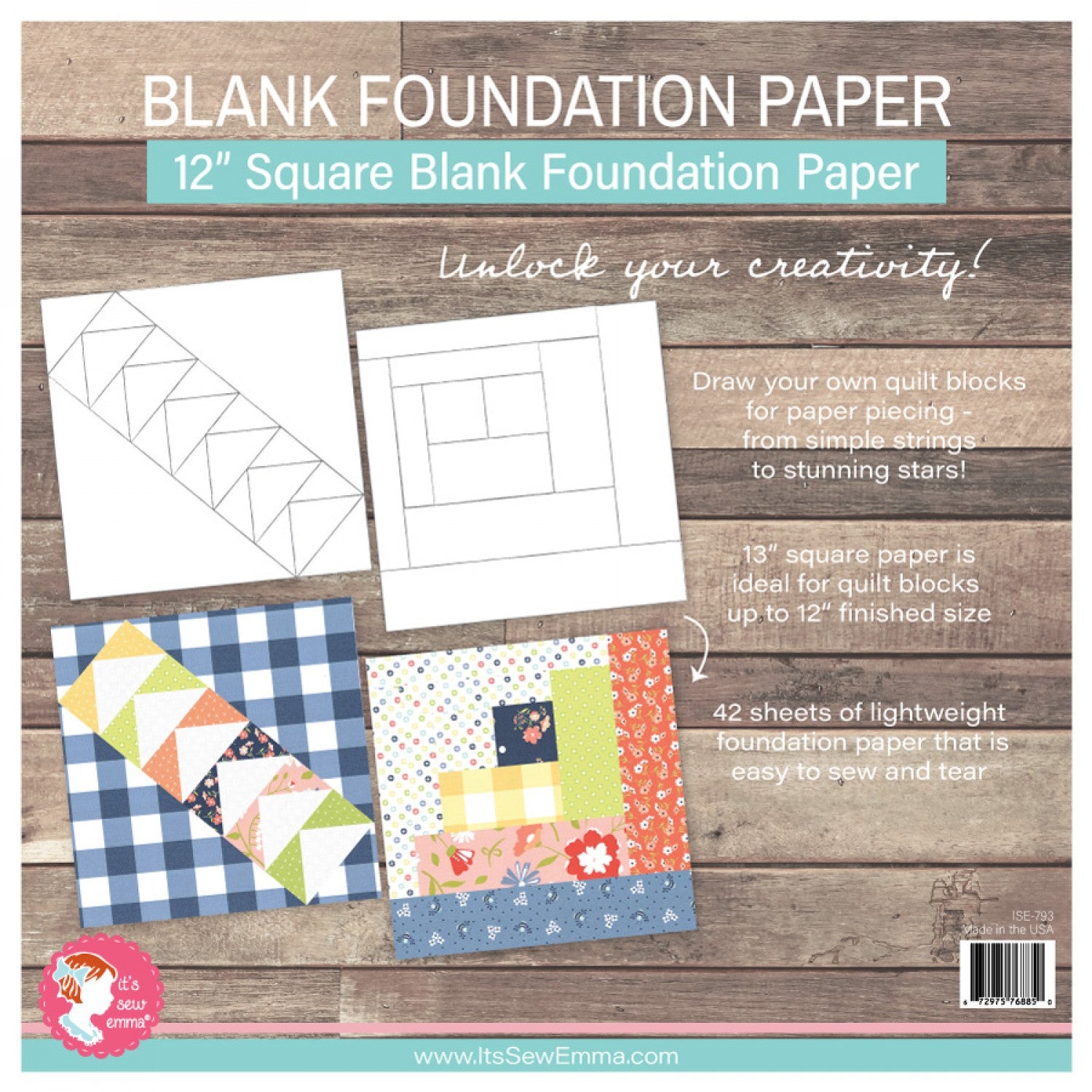 Paper - EPP, Foundation, & Tracing Papers | Along Came Quilting