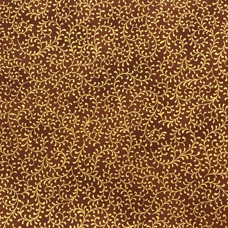 Blenders J9216-8G Brown/Gold by Hoffman Fabrics