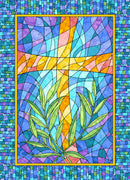 Blessings Panel DP29350-44 Panel Blue Multi by Deborah Edwards for Northcott