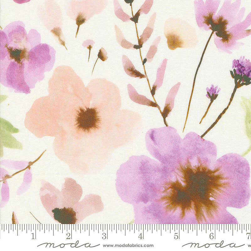 Blooming Lovely 16971-11 Cream by Janet Clare for Moda