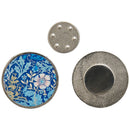Blue Floral Magnetic Needle Minder